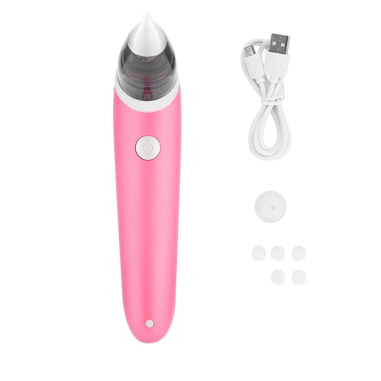 Electric Baby Nasal A irator Nose Clner Snot Clning Nasal Suction NaMachine (Pink)