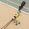 Handcrafted Jade Car Keychain & Phone Lanyard DIY Accessory