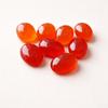 Red Carnelian Cabochons – Oval Orange Red Gemstone for Jewelry Making
