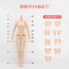 Fortune Days Doll Designed by 4 Different Eye Colors Makeup 19 Modified Jointed Doll Suitable for Ages Sunny, + Hand-Applied + (J-CUS007) 6+