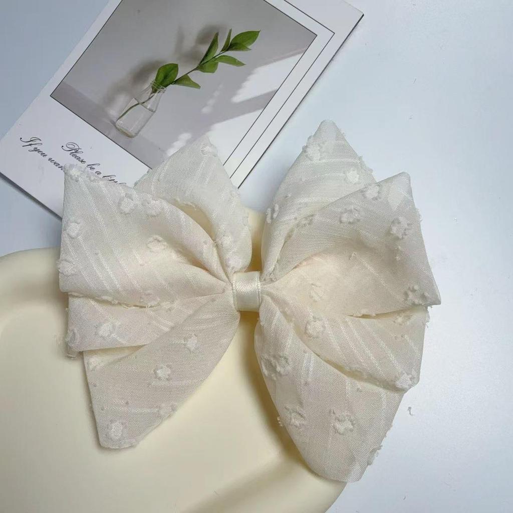 Dopamine Spring Lace Bow Hair Clip - Fairy Forest Style