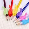 5/10/20PCS Cute Fish Shaped Pencil Grips Kids Ergonomic Writing Aid Handwriting Correction Tool Soft Silicone Pen Holders