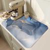 Marble Coffee Maker Mat Dish Drying Mat for Kitchen Marble Dishes Pad Dish Drainer Rack Mats Absorbent Fast Dry Kitchen