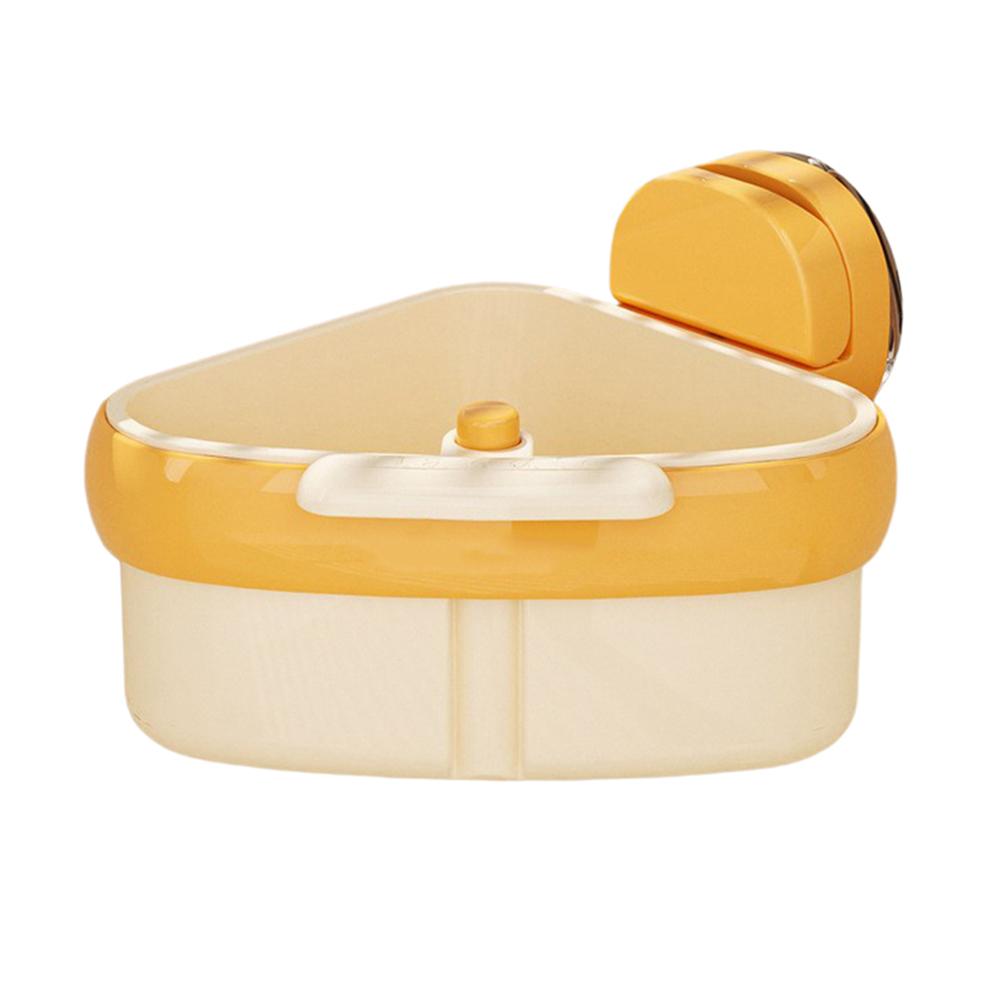 

Suction Cup Sink Corner Rack with Rust Proof Mesh and Automatic Dumping Basket for Efficient Food Waste Capture помаранчевий