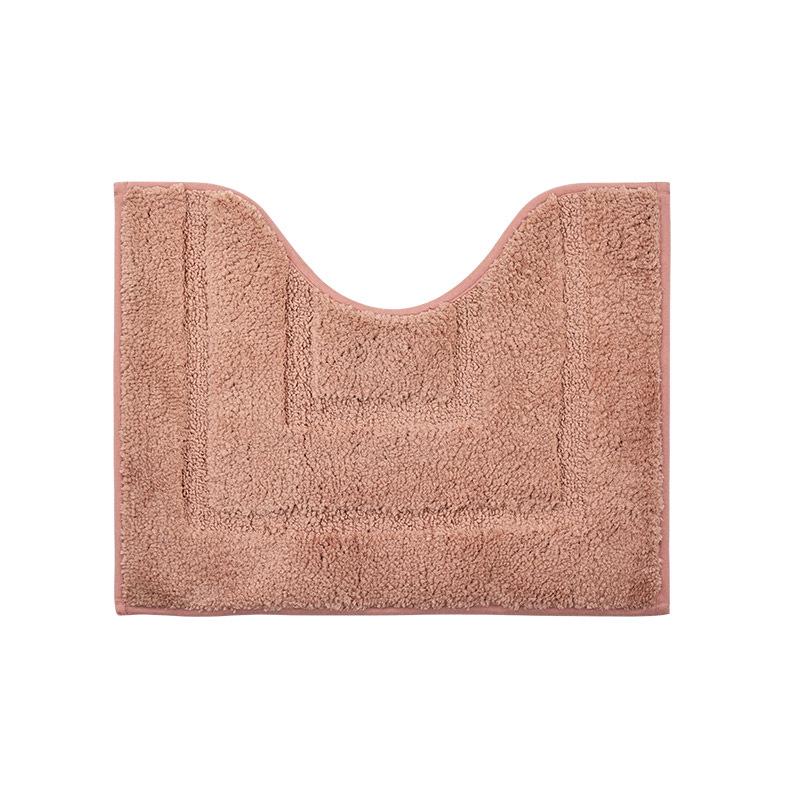 Thickened U-Shaped Non-Slip Absorbent Toilet Mat - Dirt-Resistant Bathroom and Bedside Carpet