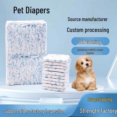 24-Pack Dog Diapers: Unisex Sanitary Napkins for Puppies & Adult Dogs