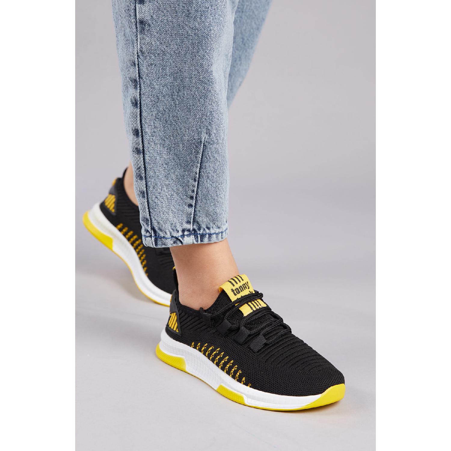 

Unisex Black Yellow Sports Shoes Tbqnl 41 белый