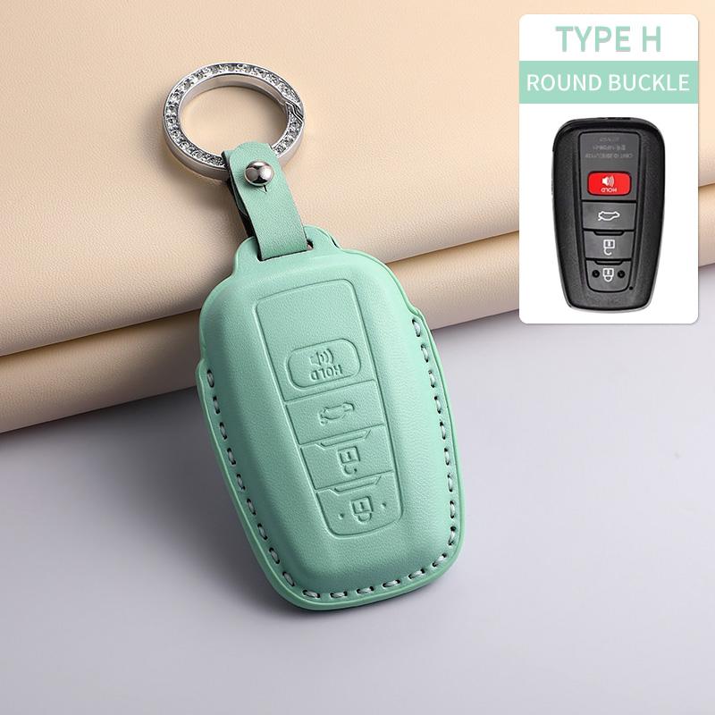 

Car Key Case Cover For Toyota Chr Camry C-Hr Rav4 Corolla Highlander Prius Land Cruiser Prado Car Protect Key Shell Accessories