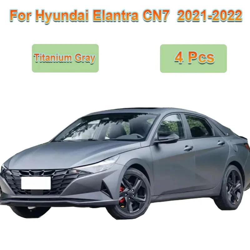 För Hyundai Elantra CN7 Karosskit 4ST Målade Framskärmar Stänkskydd Bakre Stänkskärmar Hjul Biltillbehör
