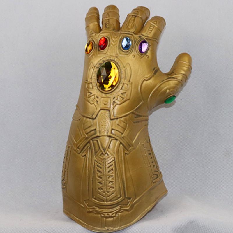 Marvel Avengers 4 Infinity Gauntlet: Premium Glowing Latex Thanos Gauntlet