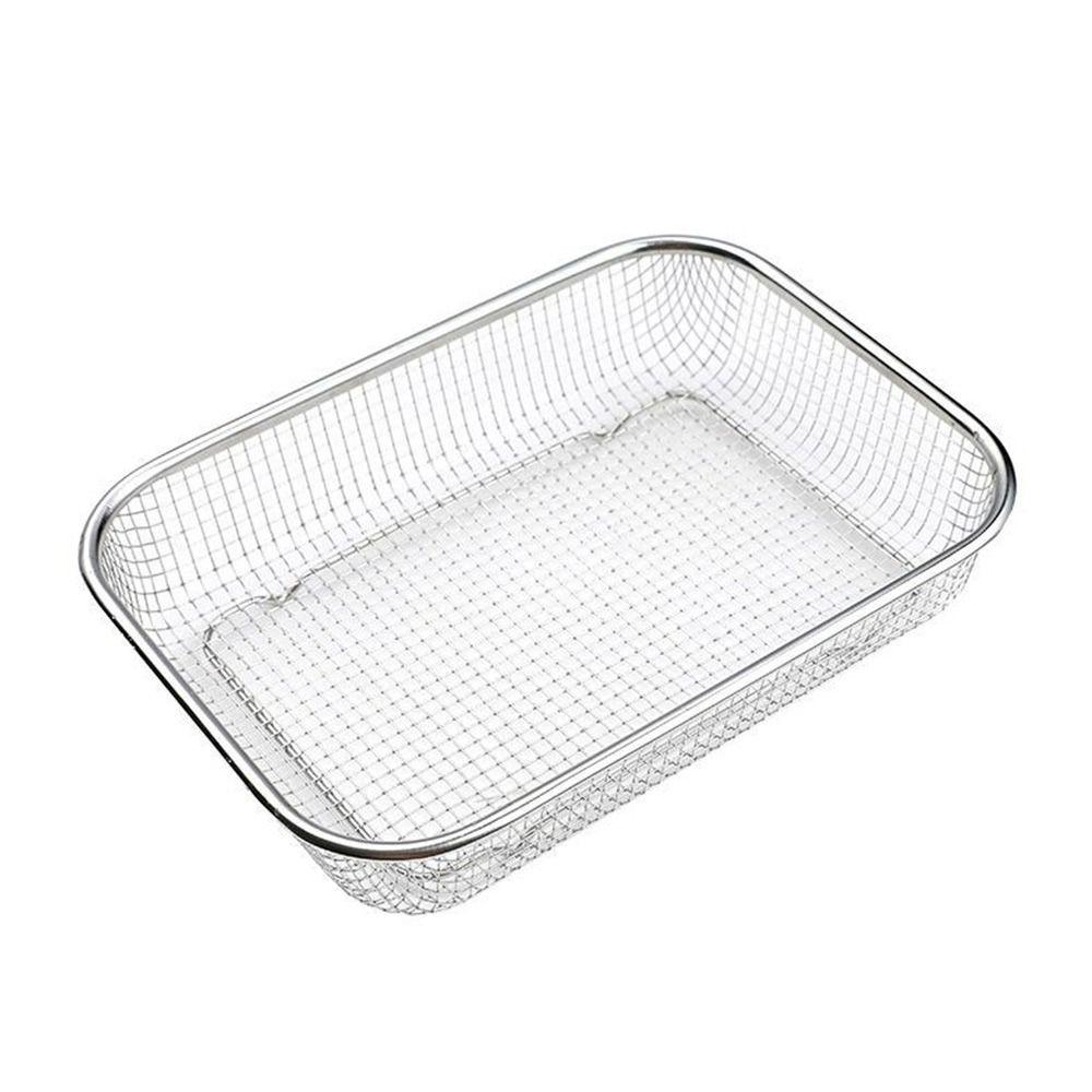 Nerezové síťové cedidlo Dřezové sítko Cedník Úložné košíky Nový Mycí koš