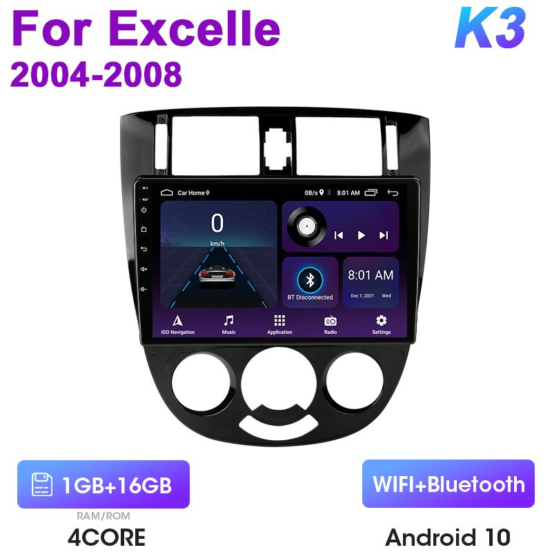 For Chevrolet Lacetti J200 For Buick Excelle Hrv For Daewoo Gentra 2 2 Din Android 12 Car Radio Multimedia Video Player Carplay