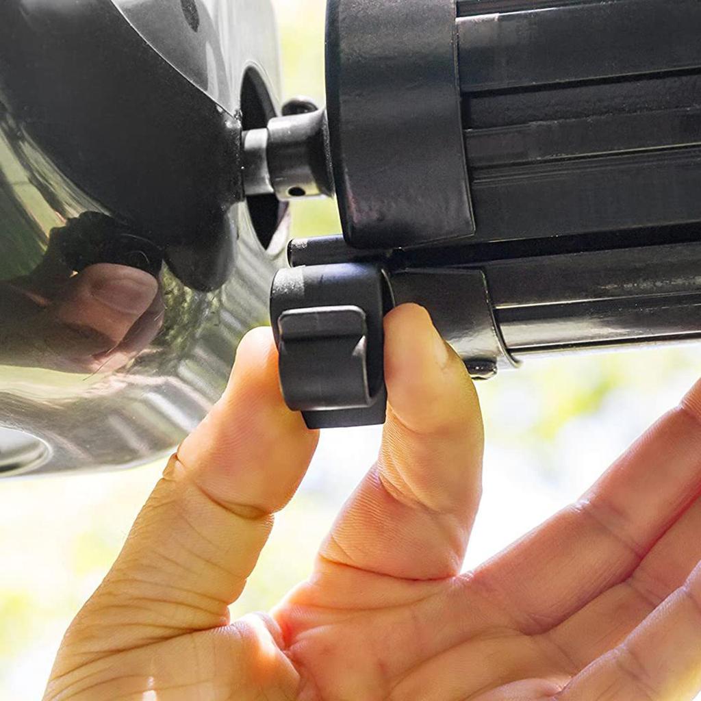 RV Awning Hooks 10Pcs Awning Clip For Rope Light RV Awning Edge Slot Hook To Hang LED Light Strip Cables String Lights Outdoor