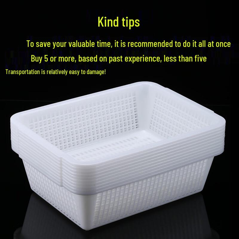 Bingyue Thickened Plastic Rectangular Kitchen Strainer & Drain Basket