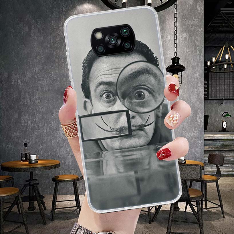 Salvador Dali Art Soft Phone Case For Xiaomi Redmi 15C 15 13C 13 Poco X5 X6 X7 F7 Ultra M7 12C 12 10 10C 9C 9A 9T 9 Fundas Poco