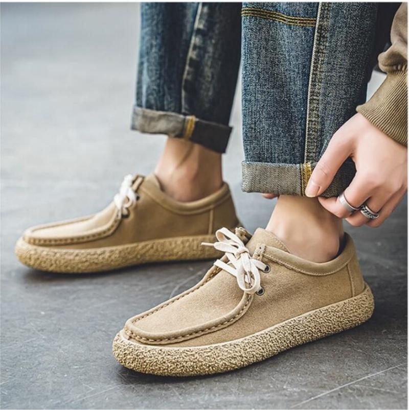 Mode Mode Retro Casual Herrskor Bekväma Snörskor Loafers Skor Herr Platta Sneakers Klassiska Lätta Körskor Zapatos Hombre