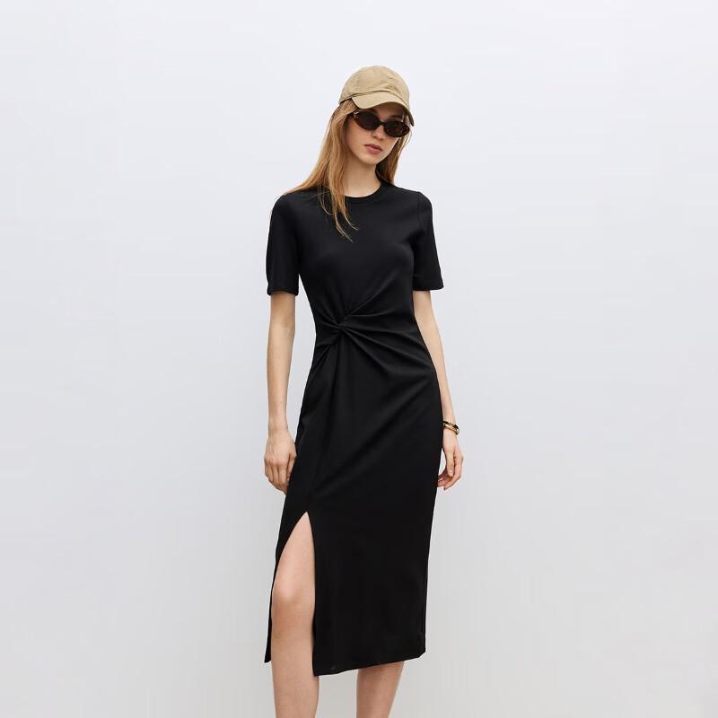 

ONLY Women s 2025 Spring Slit Mid-length T-Shirt Dress XL