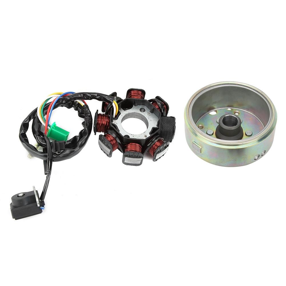 Generator Magneto Stator Coil 8 Pole Fits for GY6 125 150CC Scooter ATV Accessory