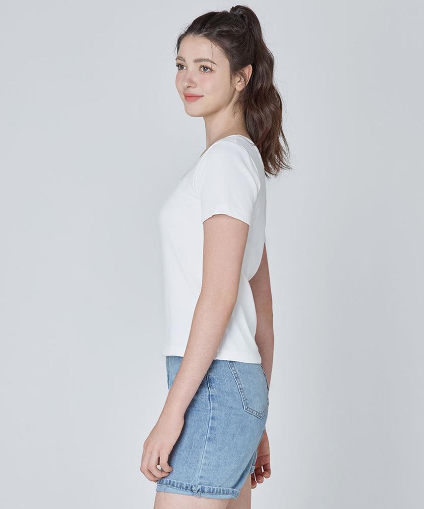 BYC Body Dry Silky Square Women'S Short Sleeve Tee