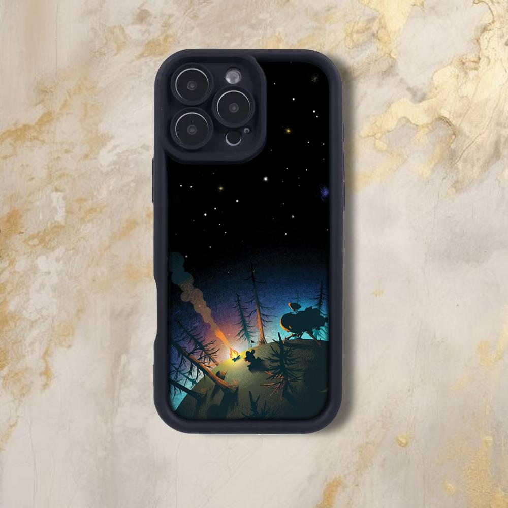 

O-Outer W-Wilds Cool Phone Case For iPhone 17,16,15,14,13,12,Pro,Max,Plus,E,SE4,Air, emery Black Full Coverage TPU iPhone14