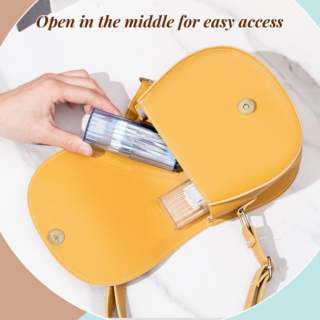 8 Pack Project Storage Box Portable Creative Storage Box Dental Toothpick Holder Floss Qtip Travel Case Transparent Flosser Disp