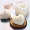 2pcs 3D Love Heart Silicone Mold Aroma Plaster Candle Mould DIY Dessert Mousse Baking Pastry Candy Moulds Cake Decoration.