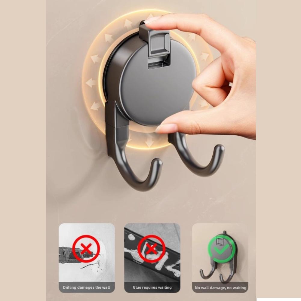Kitchen Hanger Suction Cup Hook Kitchen Storage Lightweight Item Hanger Suction Cup Hook Strong Suction Power Multifunctional