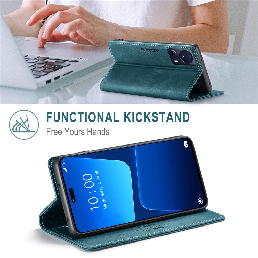 Luxury Genuine Leather Magnetic Wallet Flip Case for Xiaomi Mi 14 13 Lite Pro Card Slot Stand Shockproof Foldable Holder Full Protection Cover