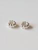 Lucore Silver 925 Fluffy Bubble One-Touch Earrings