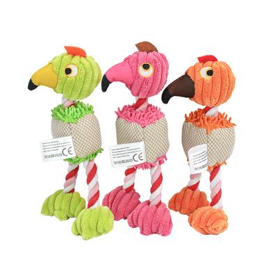 Brinquedos de pelúcia para cães pequenos e grandes, brinquedos engraçados em forma de pássaro, cordas de mastigação, suprimentos interativos para animais de estimação