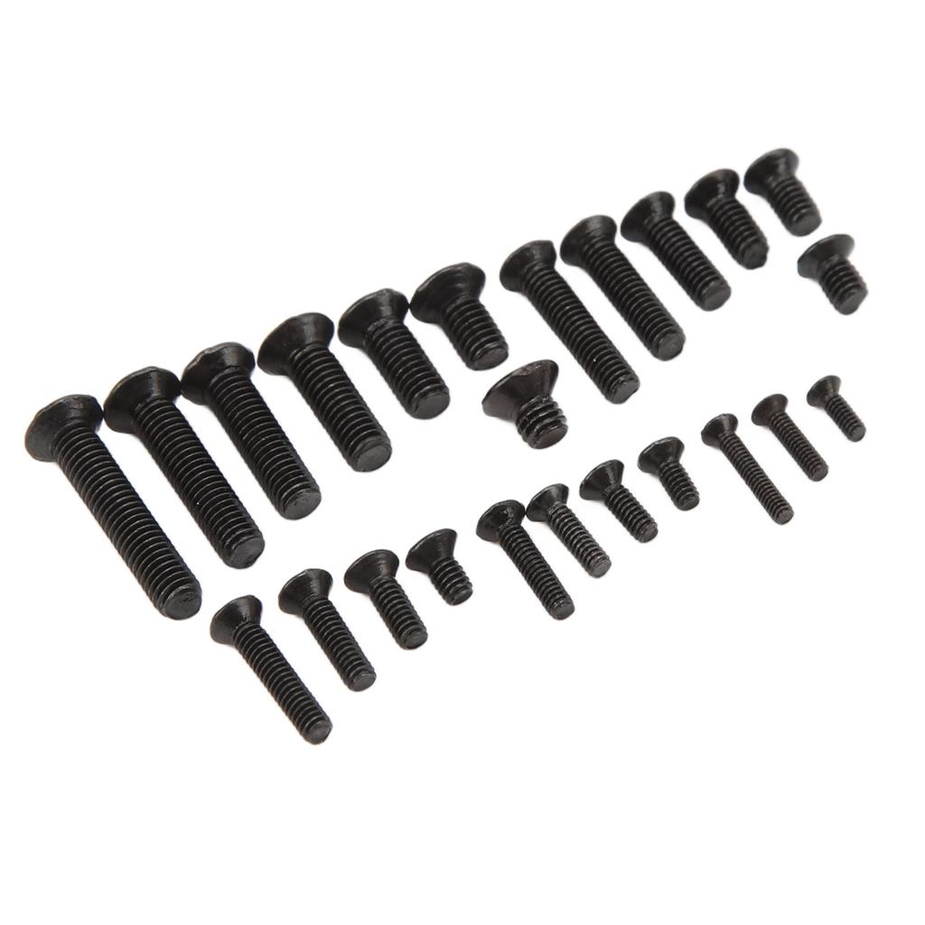 720 STÜCKE Laptop-Ersatzschrauben-Sortimentsset Schwarz Notebook-Computer-Reparatur Kohlenstoffstahlschraube