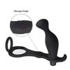 Male Waterproof Prostate Massager Anal Butt Plug P-Spot Men Cock Ring Sex Toy