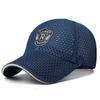 Creative Multicolor Mesh Baseball Cap Breathable Mesh Adjustable Size Sun Hat Woven Polyester Breathable Mesh Cap Men's Wear