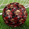 Mexico Skull Indoor Soccer Ball Size 5 Colorful All Ages Machine Stitched PVC Competition Ready Durable High-Bounce
