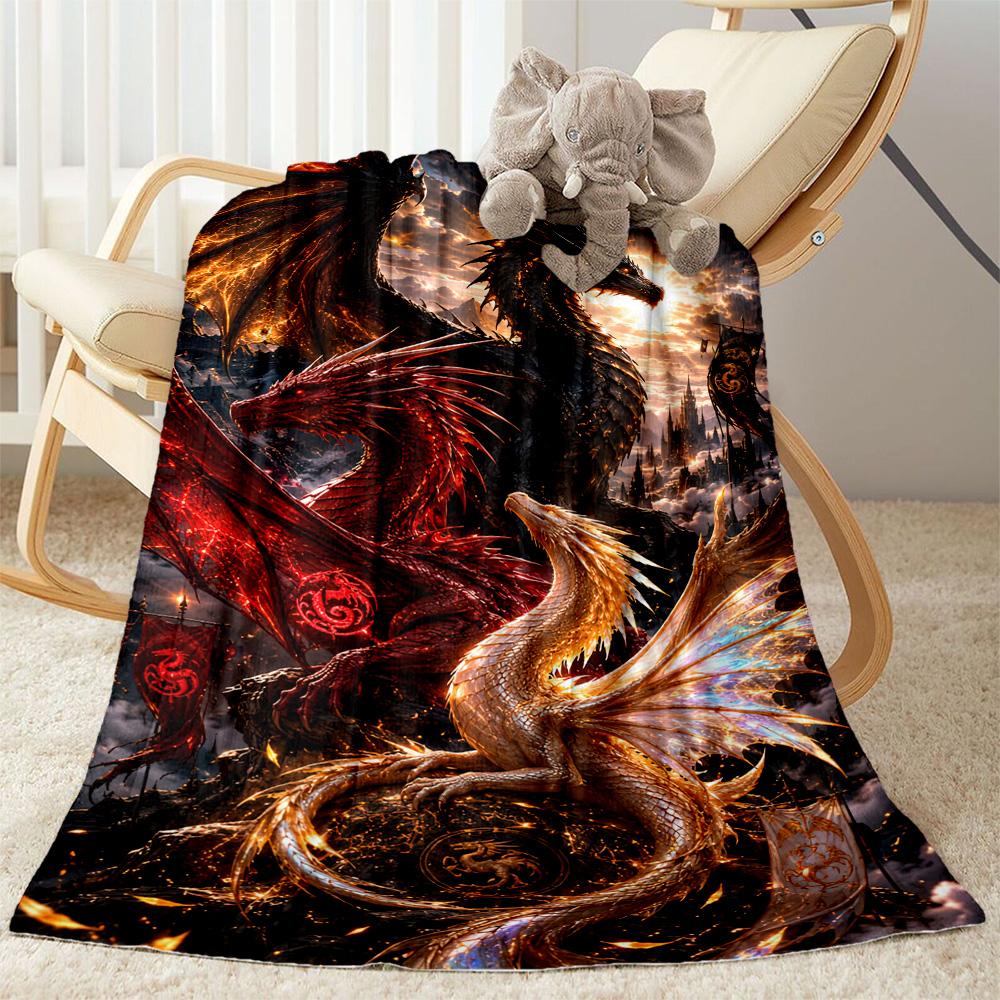 Gothic Style Blanket Ultra-Soft Perfect for Chair Livingroom Office for All Occasions Digital Print Suitable for Gifting Relatives and Friends