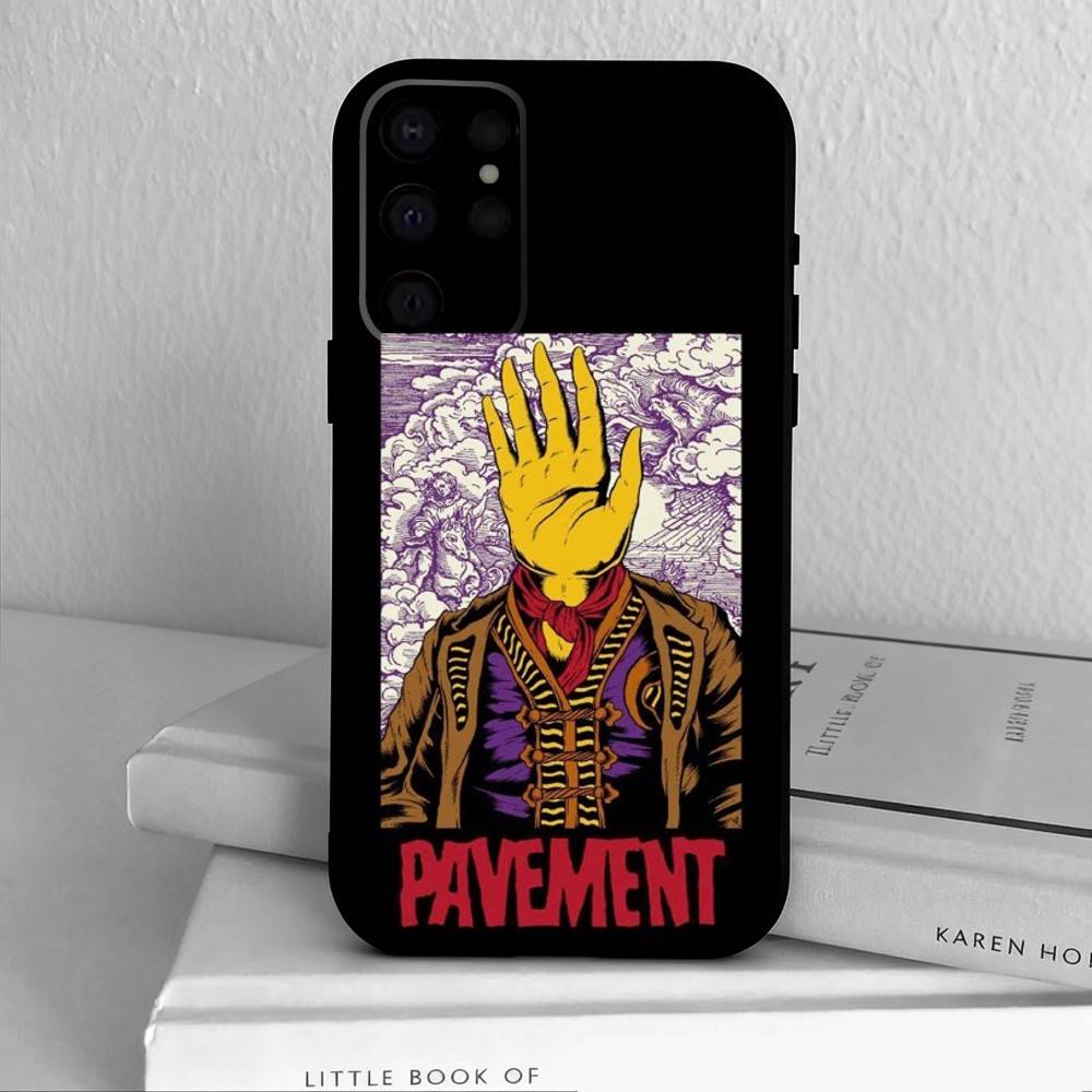 

Indie Rock Band P-Pavement Phone Case For Samsung S25,S24,S21,S22,S23,S30,Ultra,S20,Plus,Others Soft Black Case Samsung S23plus5G