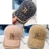 Water Drip Letter Baseball Cap With Rhinestones For Winter Warmth And Style