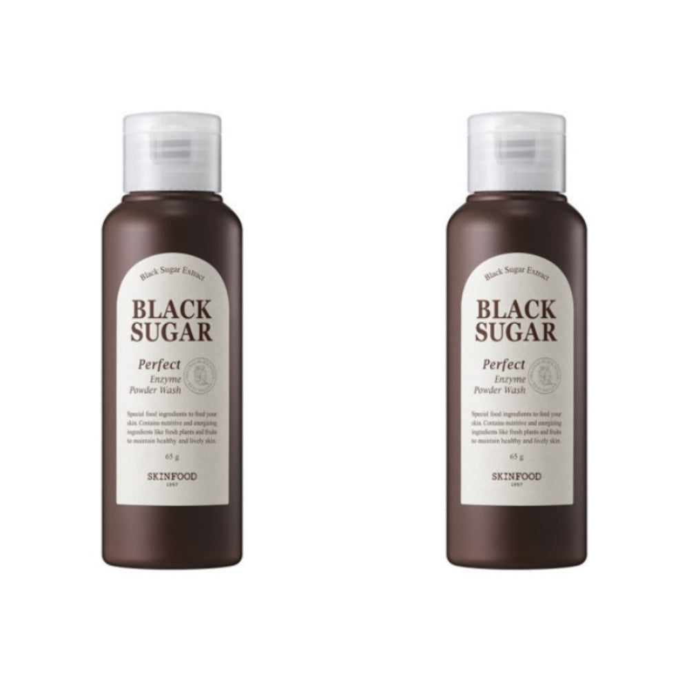 SKINFOOD Black Sugar Perfect Enzyme Powder Wash 65g*1Pc/2Pcs