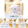 Plush Sheep Plush Keychain With Faux Pearl Heart Necklace Decoration For Girls Gift And Bag Decoration