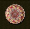 Ceramic Bohemian Style Decorative Plate Living Room Desk Sitting Plate Home Hotel Background Wall Hanging Art Plate