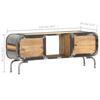 TV Cabinet 110x30x42 Cm Solid Mango Wood