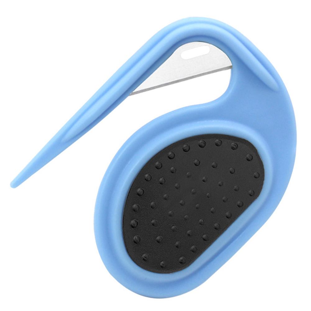 

Гребень для кошек и собак Расческа для домашних животных с открытым узлом Расческа для шерсти щенков и кошек Линька Уход за шерстью Триммер Лезвие Гребень для кошек Щетка для удаления колтунов Расческа для удаления колтунов синий