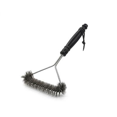 Brosse pour Grill BBQ en Forme de Y 12 Pouces Acier Inoxydable Poils en Fil Bouclé Nettoyeur Profond pour Grilles de Grill et Graisse