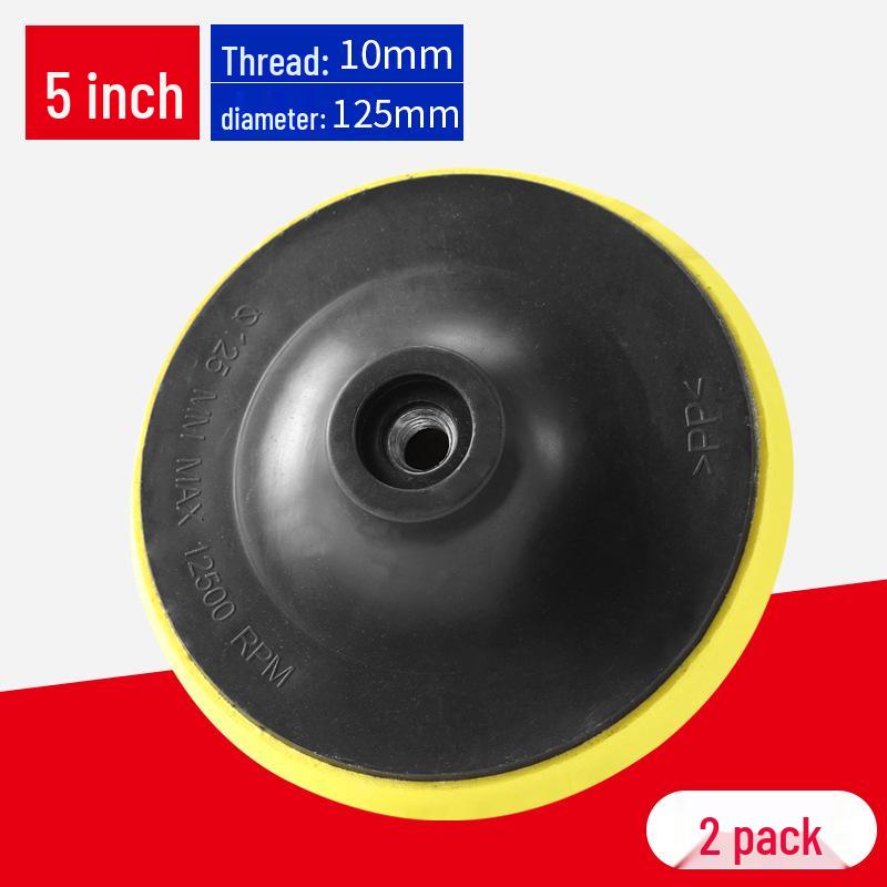 Sanding Artifact: Flocking Sandpaper Suction Cup for Angle Grinders – Self-Adhesive Disc for Woodworking and Wall Polishing.