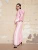 Hilda Smog Motif Wide String Sweatpants [Pink]