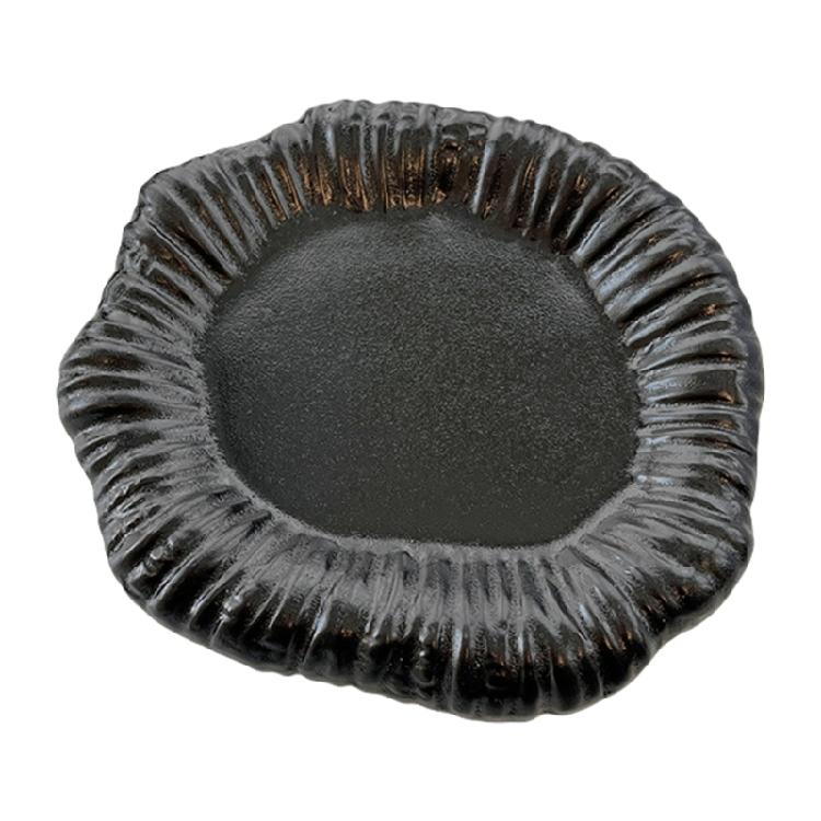 

Stylish Ceramic Accessories Organizers Asymmetrical Tray for Earring Necklace Storage Bathroom Bedroom Decorating чёрный