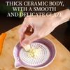 2-in-1 Ceramic Garlic Grater Handheld Garlic Paste Maker Reusable Wasabi Grinder Tool  Meal Prep