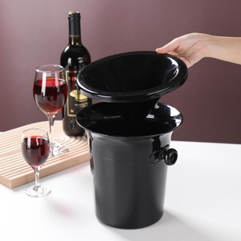 Elegante Secchiello a Forma di Barile di Vino Per Feste, Secchiello per Ghiaccio e Dispenser per Bevande, Secchielli, Secchiello per Sputare il Vino