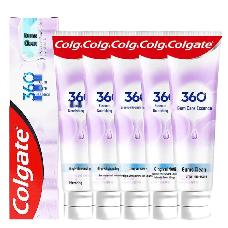 Colgate 360 Binchotan Charcoal Deep Clean Toothpaste, 5 x 180g Pack