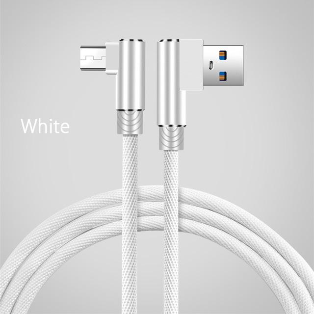 

Кабель Micro Usb Kablo 1 м, 2 м, 3 м, быстрая зарядка, синхронизация данных, мобильный телефон, зарядное устройство Android, нейлоновый кабель для Samsung Xiaomi Xiomi Redmi 7 1M белый